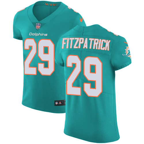 Nike Dolphins #29 Minkah Fitzpatrick Aqua Green Team Color Men's Stitched NFL Vapor Untouchable Elite Jersey